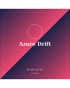 Azure Drift — Abstract Canvas 90×120