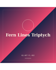 Fern Lines — Botanical Print Triptych